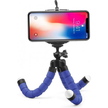 Smartphone accessoires | Smartphone houder | Kogelgewricht | Buigbaar | Blauw | Universeel