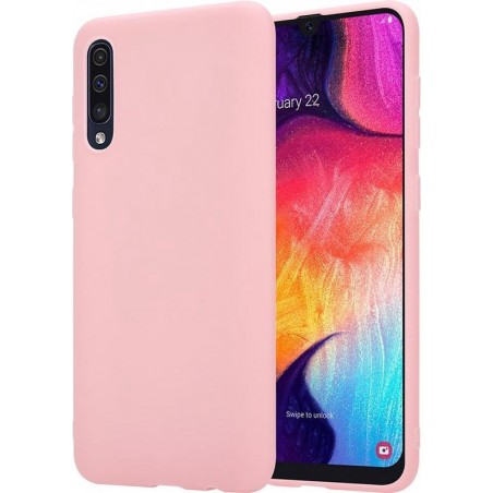 Samsung Galaxy A50 Siliconen Hoesje Roze