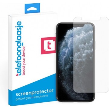 iPhone 11 Pro screenprotector gehard glas - Tempered glass - Standard-Fit