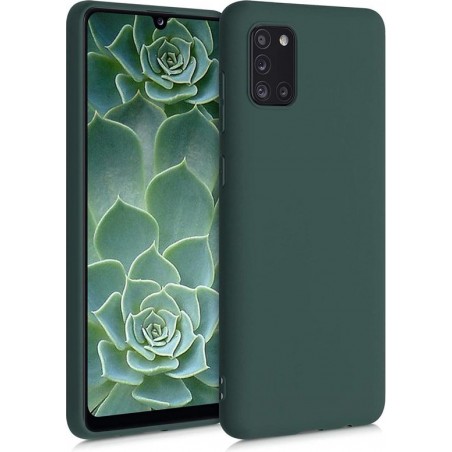 Samsung Galaxy A21s siliconen hoesje - groen