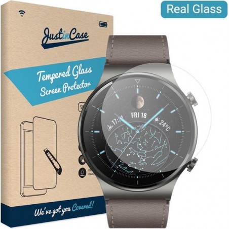 Just in Case Tempered Glass Huawei Watch GT 2 Pro Protector - Arc Edges