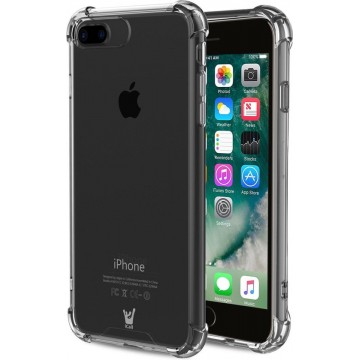 iPhone 8 Plus / 7 Plus Hoesje Transparant - Shock Proof Siliconen Case