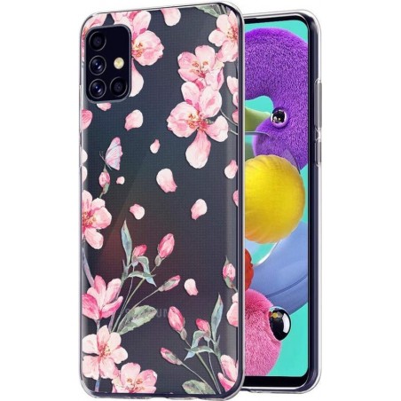 iMoshion Design voor de Samsung Galaxy A51 hoesje - Bloem - Roze