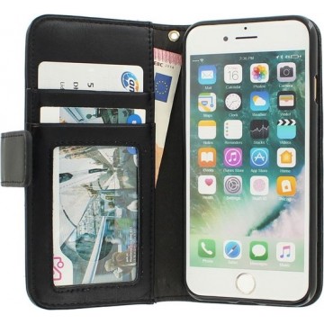 Wallet bookcase  hoesje voor Apple iPhone 6/6S - Zwart