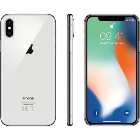 Apple iPhone X - Alloccaz Refurbished - C grade (Zichtbaar gebruikt) - 64GB - Zilver