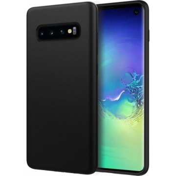 Silicone case Samsung Galaxy S10 - zwart