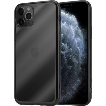 Metallic bumper case iPhone 12 Pro - 6.1 inch - zwart