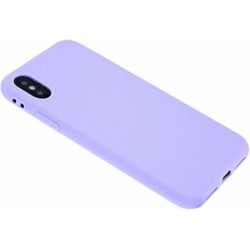iPhone X / Xs Soft Premium TPU Back cover siliconen Hoesje Violet