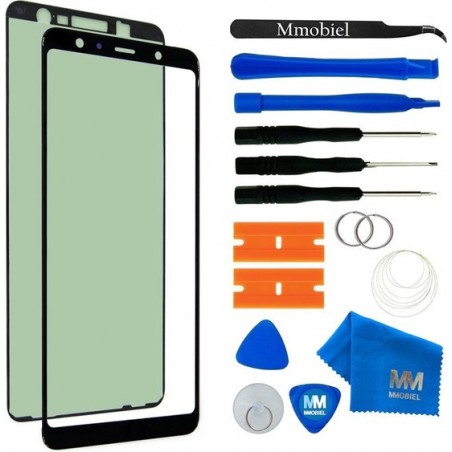 MMOBIEL Front Glas Display Scherm voor Samsung A7/A750 2018 (ZWART) - inclusief Tools