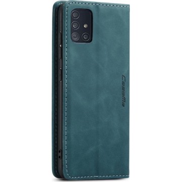 CaseMe Luxe Wallet Hoesje Blauw Samsung Galaxy A51