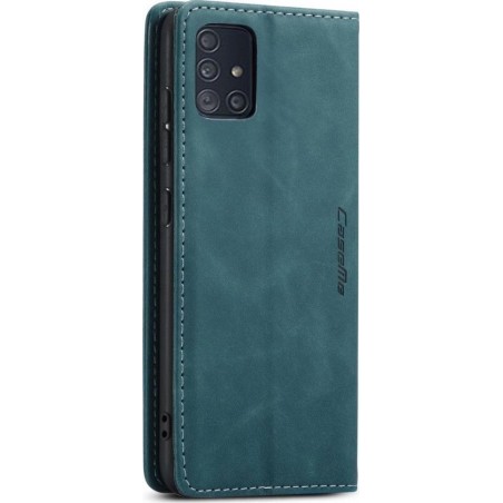 CaseMe Luxe Wallet Hoesje Blauw Samsung Galaxy A51