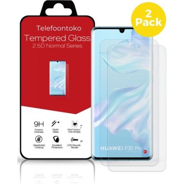 Huawei P30 Pro Glazen Screenprotector 2 x | Gehard Beschermglas | Tempered Glass