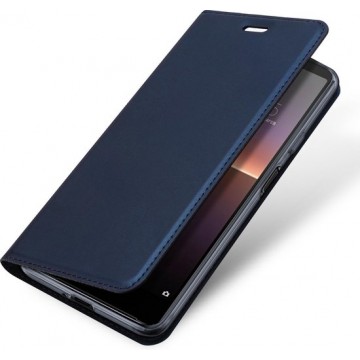 DUX DUCIS TPU Wallet hoesje voor Sony Xperia 10 II hoesje - blauw