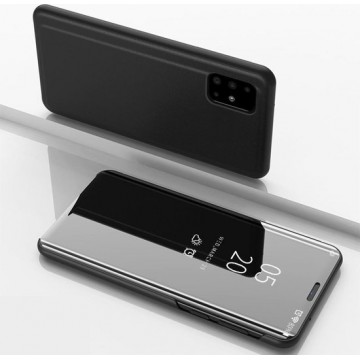 Samsung Galaxy A51 Hoesje - Mirror View Case - Zwart