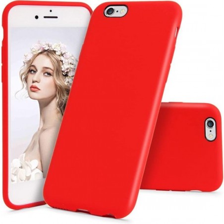 Apple iPhone 6 / 6s Siliconen Hoesje Rood Full Body
