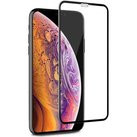 iPhone X / XS Screenprotector Glas Full Screen Edge to Edge - Tempered Glass - Case Friendly