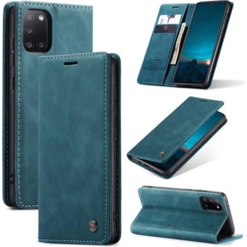 CASEME Wallet Hoesje voor Samsung Galaxy A31 - Blauw