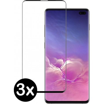 Samsung Galaxy S10 Screenprotector Glas Tempered Glass - 3 PACK