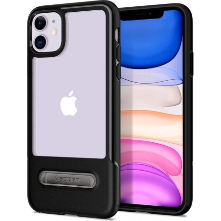 Spigen Slim Armor Essential S hoesje voor Apple iPhone 11 - Zwart