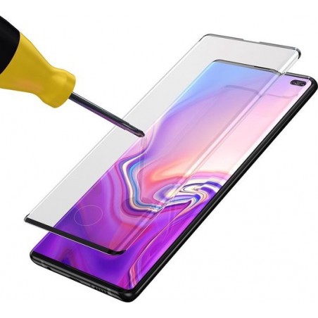 BeHello Samsung Galaxy S10+ Screenprotector Tempered Glass - High Impact Glass Screenprotector