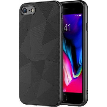 IYUPP iPhone 7 / 8 / SE 2020 Hoesje Magic Triangle Case Zwart
