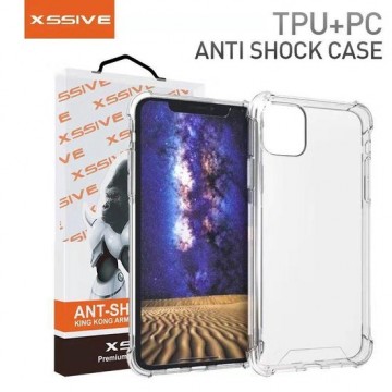 Xssive TPU Anti Shock Back Cover Case voor Apple iPhone 11 (6.1 inch) - Transparant