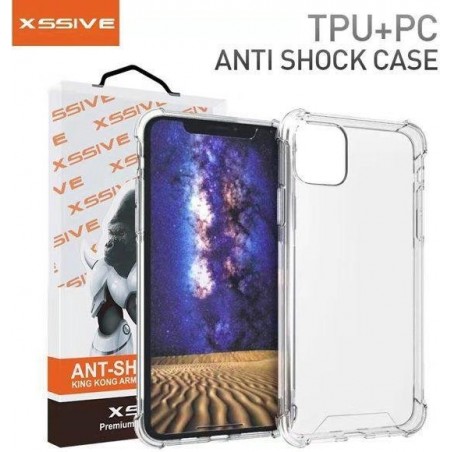 Xssive TPU Anti Shock Back Cover Case voor Apple iPhone 11 Pro (5.8 inch) - Transparant