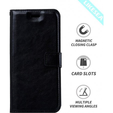 OnePlus 3 / 3T portemonnee hoesje - Zwart