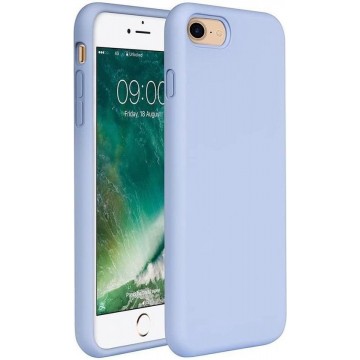 Silicone case iPhone SE 2020 - paars