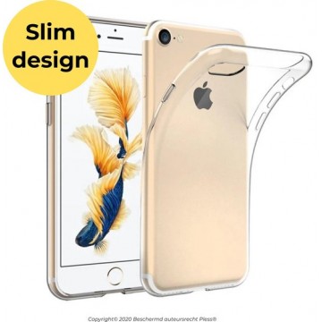 Hoesje iPhone 7, iPhone 8 en iPhone SE 2020 - Transparant Case - Pless®