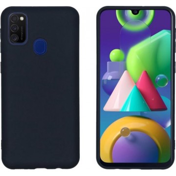 iMoshion Color Backcover Samsung Galaxy M30s / M21 hoesje - Zwart