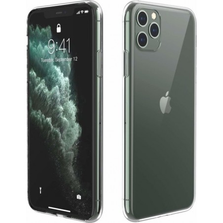 Ultra thin silicone hoesje iPhone 11 Pro - transparant