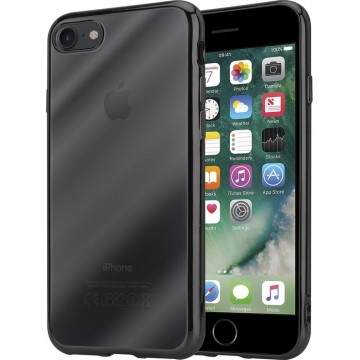 zwarte metallic bumper case iPhone 8 / 7