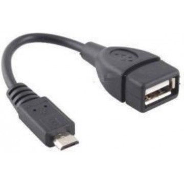 Micro USB male to USB female cable (OTG)