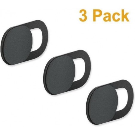 Webcam Cover Privacy Protector Ultradun - 3 stuks - Webcam Slider - Voor Laptop, Tablet en Telefoon