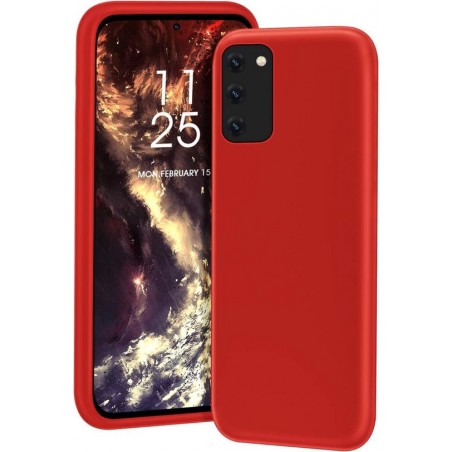 Shieldcase Samsung Galaxy S20 hoesje siliconen - rood