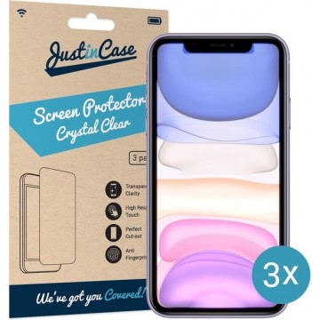 Just in Case Screen Protector Apple iPhone 11 - Crystal Clear - 3 stuks