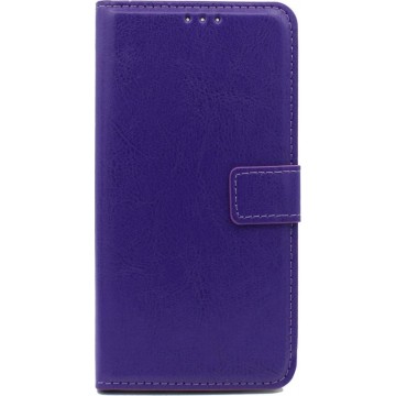 Samsung Galaxy S7 Hoesje - Portemonnee Book Case - Kaarthouder & Magneetlipje - Paars