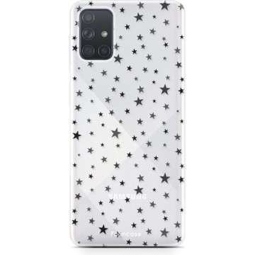 FOONCASE Samsung Galaxy A51 hoesje TPU Soft Case - Back Cover - Stars / Sterretjes