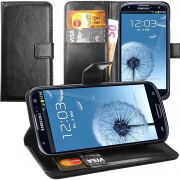 Wallet bookcase type  hoesje Samsung Galaxy S3 (i9300) - Zwart