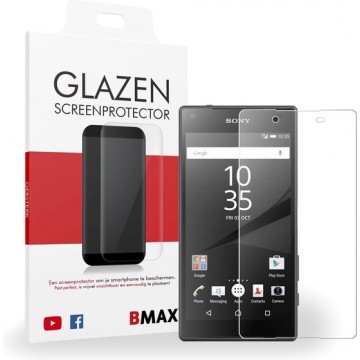 BMAX Glazen Screenprotector Sony Xperia Z5 Compact / Beschermglas / Tempered Glass / Glasplaatje