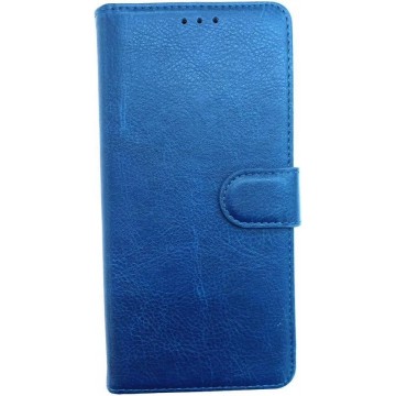 Samsung  Galaxy A21 Blauw Portemonnee Wallet Case -TPU  hoesje met pasjes Flip Cover - Boek  beschermend Telefoonhoesje