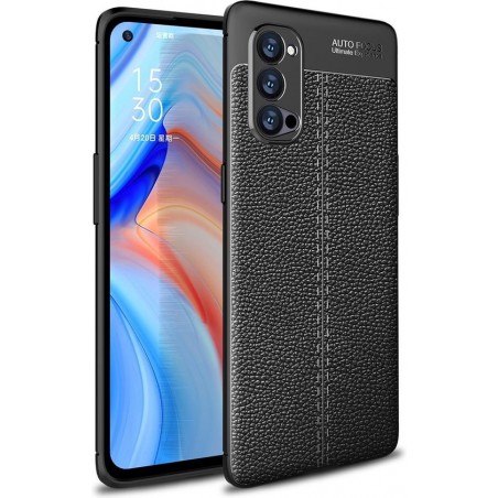 Just in Case Soft TPU hoesje voor Oppo Reno 4 Pro - Zwart