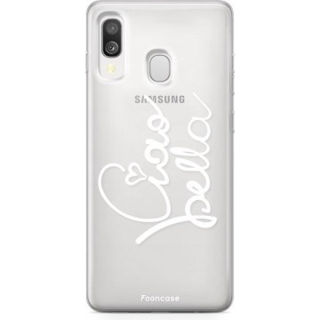 FOONCASE Samsung Galaxy A40 hoesje TPU Soft Case - Back Cover - Ciao Bella!