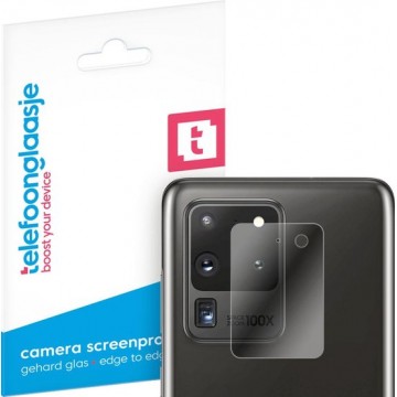 Samsung Galaxy S20 Ultra camera screenprotector van Gehard glas