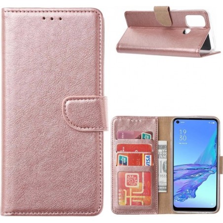 Hoesje OPPO A53 | A53s Rose met Pasjeshouder