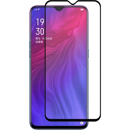 Shop4 - Oppo Reno Z Glazen Screenprotector - Edge-To-Edge Gehard Glas Transparant