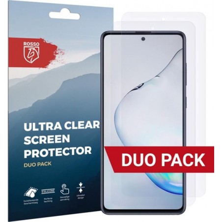 Rosso Samsung Galaxy Note 10 Lite Ultra Clear Screen Protector 2-Pack