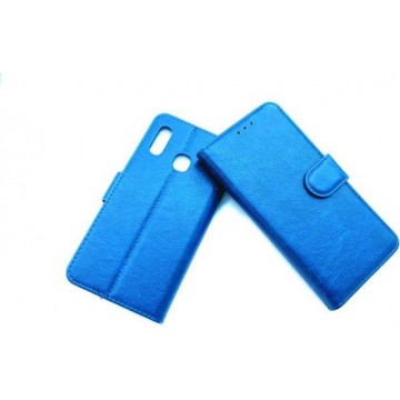 Samsung  Galaxy A40 blauw boek hoesje