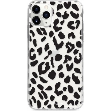 FOONCASE iPhone 12 Pro hoesje TPU Soft Case - Back Cover - Luipaard / Leopard print